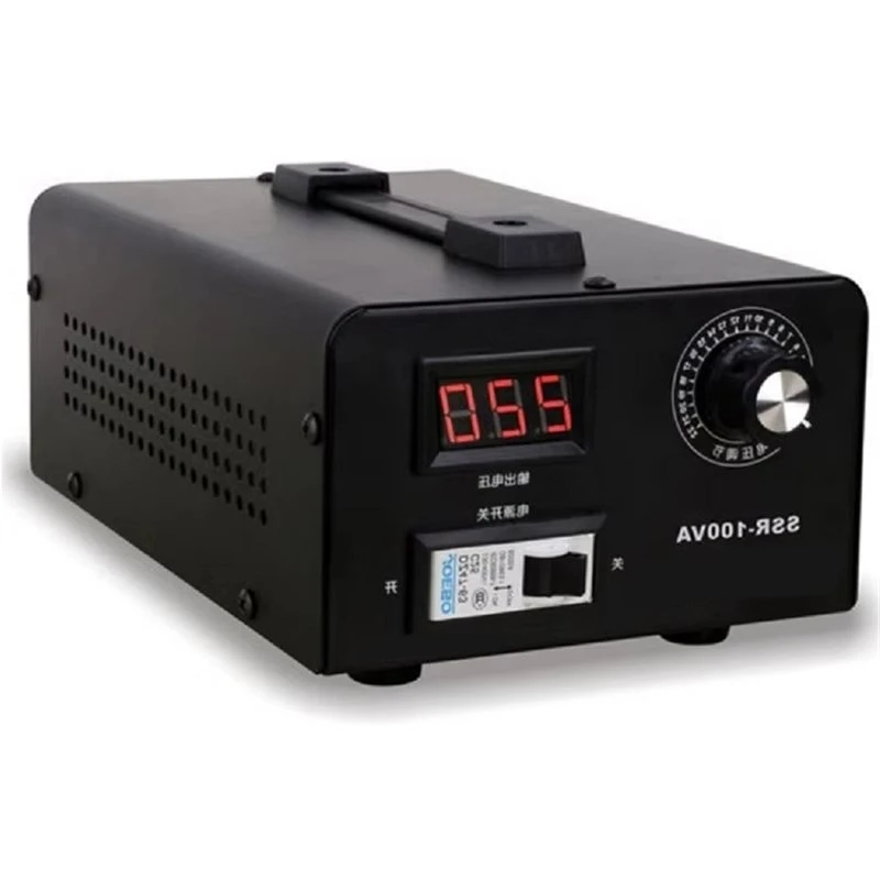 AB02 Controlled Electronic Voltage Regulator, Single Phase AC 220V 100A Solid State Voltage Regulator, SSR-100A
