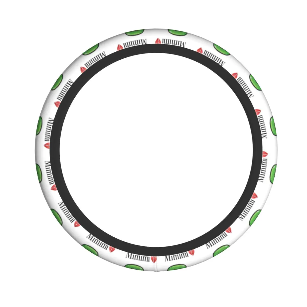غطاء عجلة قيادة السيارة Mimimi Clashed Royales بدون حلقة داخلية ملحقات السيارات طباعة زخرفة واقية 14.5-15 بوصة