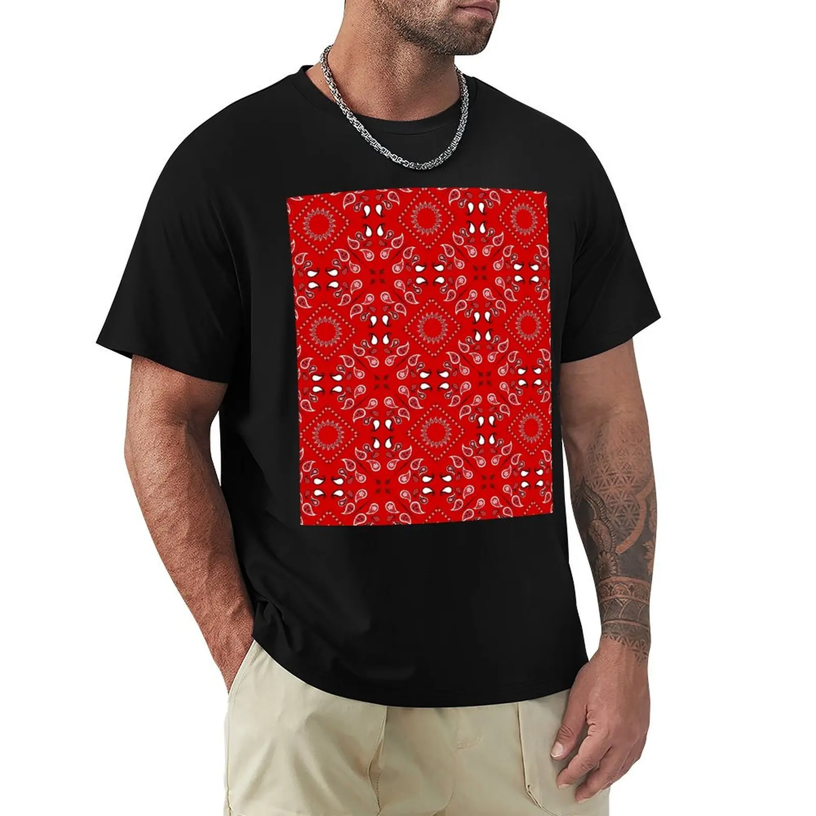 

Red Bandana Dress T-Shirt cheap stuff quick drying rapper graphic tees funny costumes plain black t shirts men