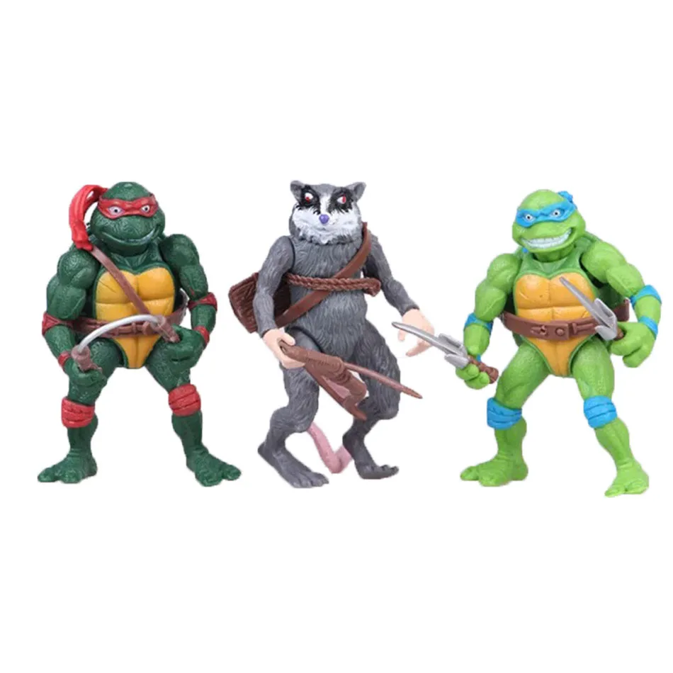 شخصية أكشن أنمي TMNT ، ألعاب أطفال ، ديكورات مكتبية ، زخرفة سيارة ، 4: 8