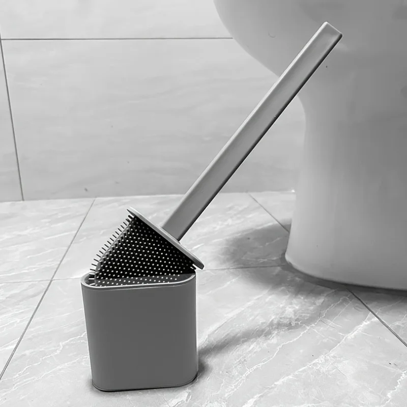 1 multi-functional flat toilet brush toilet brush tool bathroom household cleaning brush