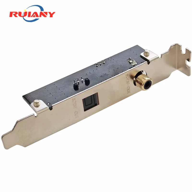 General motherboard SPDIF fiber coaxial card digital baffle gold-plated interface source code output DTSAC3LPCM