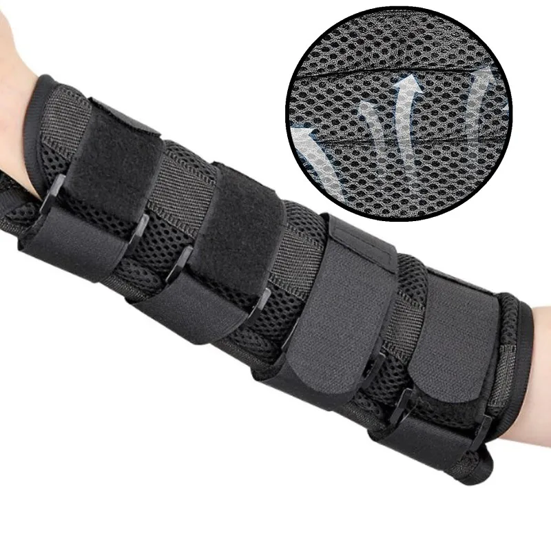 1 قطعة ذراع الأطراف العلوية جبيرة ثابتة هدفين امتصاص العرق الكوع لوح فولاذي دعم ثابت أدوات حامي اليد التدريب #1