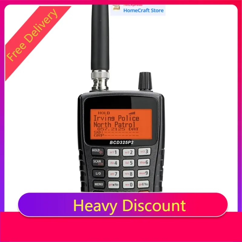 

Hot salesHot SalesBCD325P2 Handheld TrunkTracker V Scanner. 25,000 Dynamically Allocated Channels. Close Call RF Capture Technol