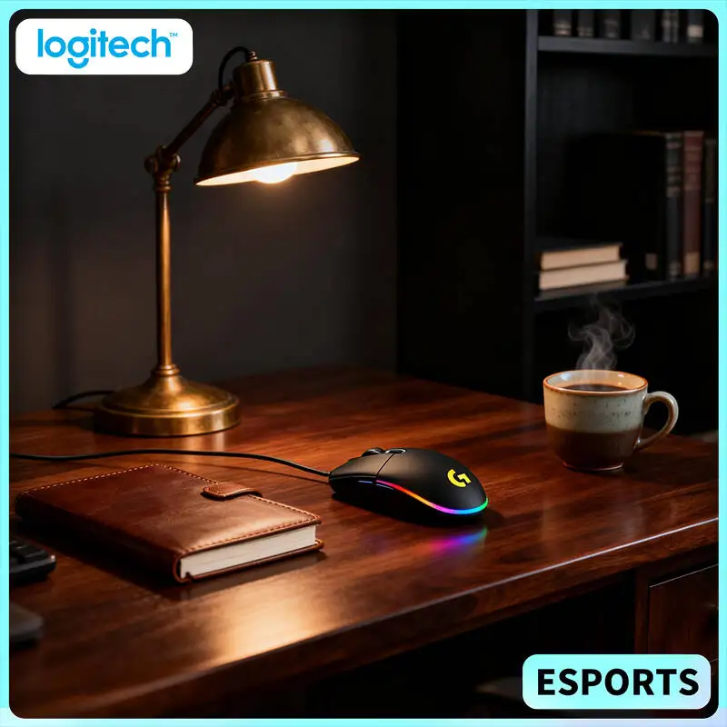 

Logitech G102 Gaming Mouse, 1ms Response, 1000Hz Polling, Custom RGB, 6 Buttons, Mechanical Buttons for Esports Tournaments