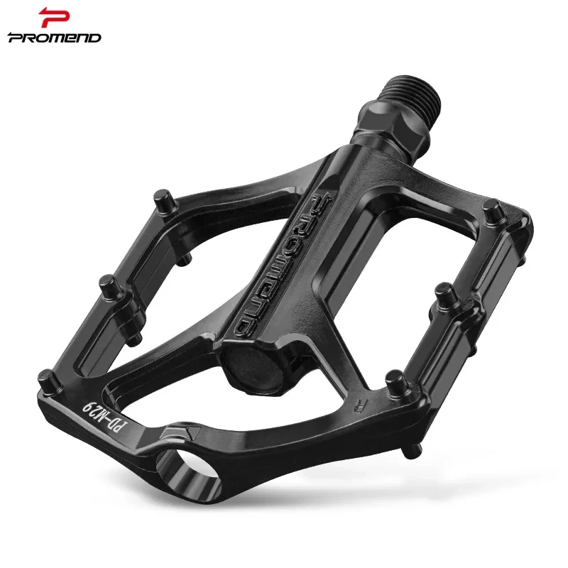 PROMEND MTB Bicycle Pedal Anti-Slip DU Bearing Ultra Light High Strength Pedals Wide Platform Pedals Mountain Bike Accessories