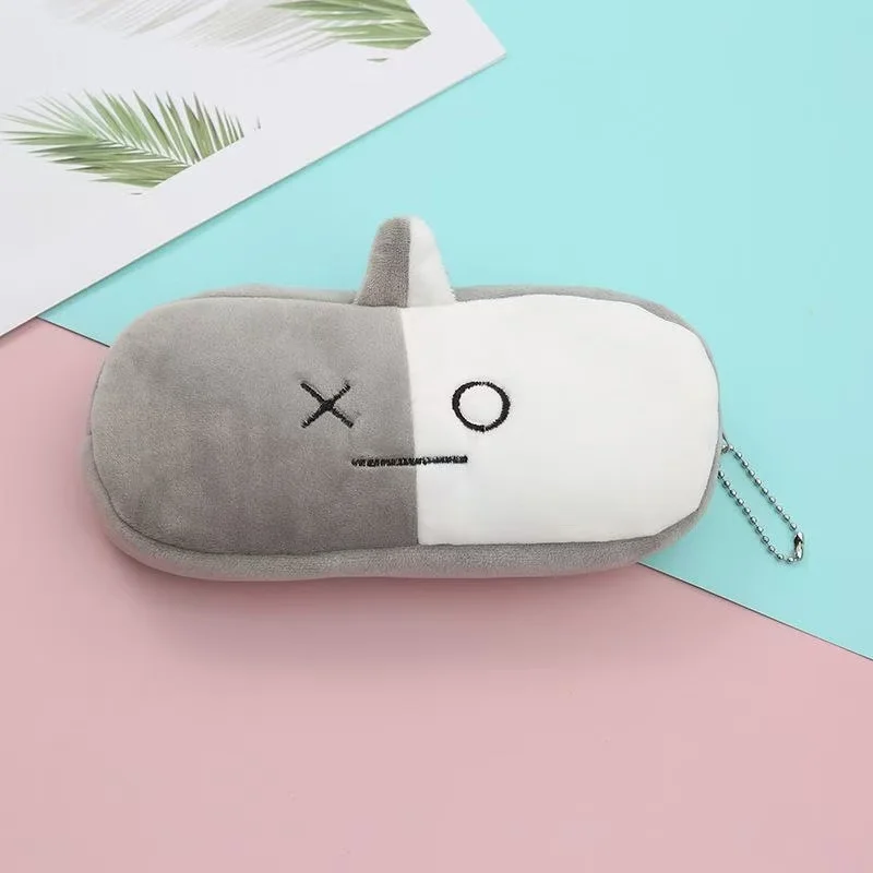 Latest model 2026 BT21 Pen Bag Creative Animal Thin Printed Rectangular Stationery, Learning Supplies, Makeup Supplies Storage