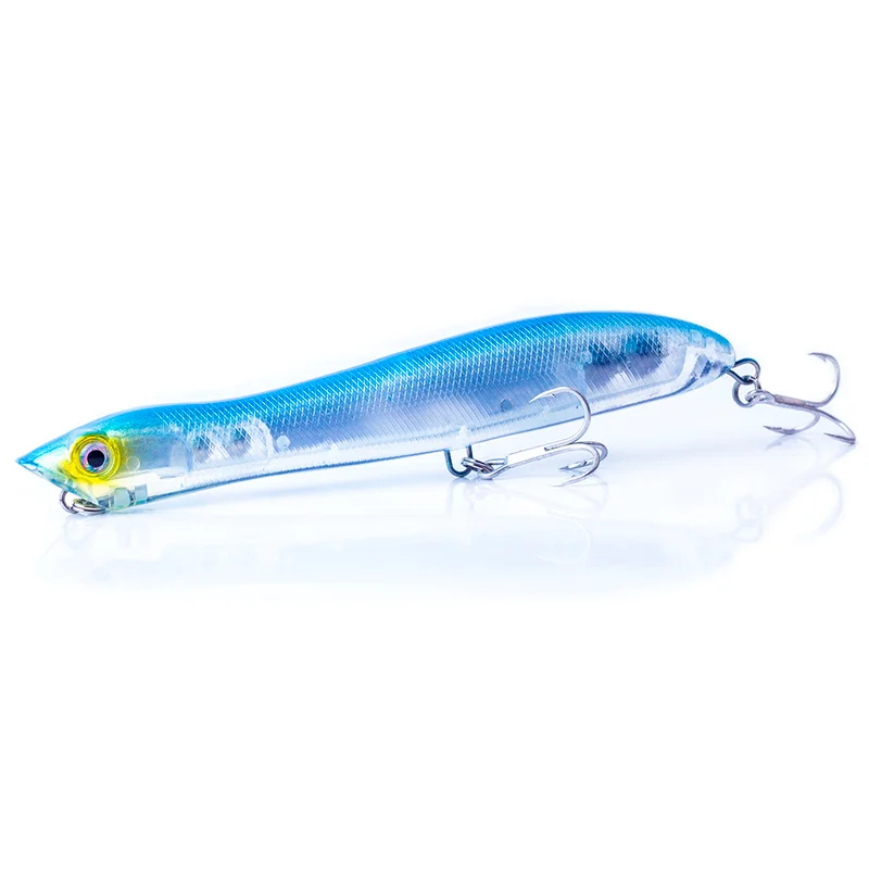 

Hard Plastic Popper Fishing Lures 12cm 17.8g Float Snakehead Topwater Popper Bait Walk the Dog Rattle Wobble Bass Lure