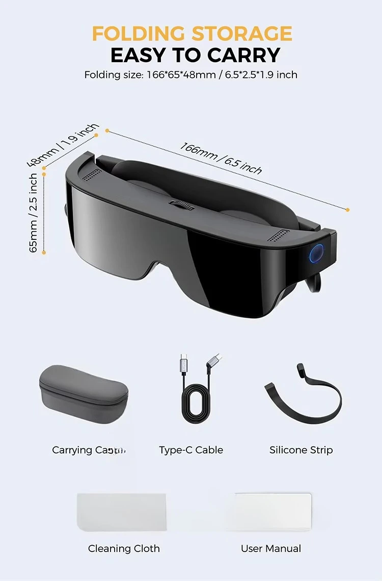 スマートグラス 高画質スマートグラス 800インチ空間 大画面プライベートシアター