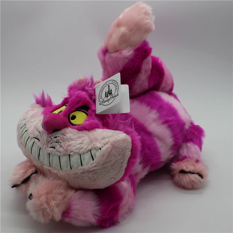 Disney Alice's Adventures in Wonder Cheshire cat Plush Toys Cute Cheshire Cat Stuffed Animals Kids Gifts Soft Toys for Children