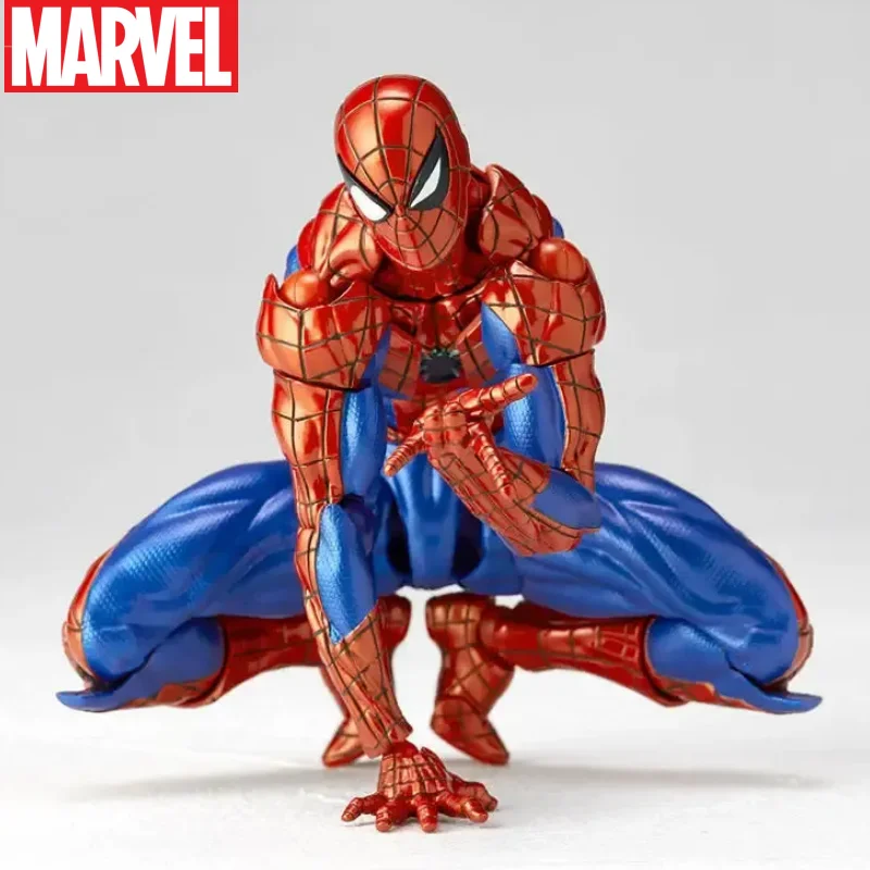 

16cm Anime Figure Spiderman Peter Parker Kaiyodo Amazing Yamaguchi 2.0 Marvel Action Figure Toys Gift Model Collection In Stock