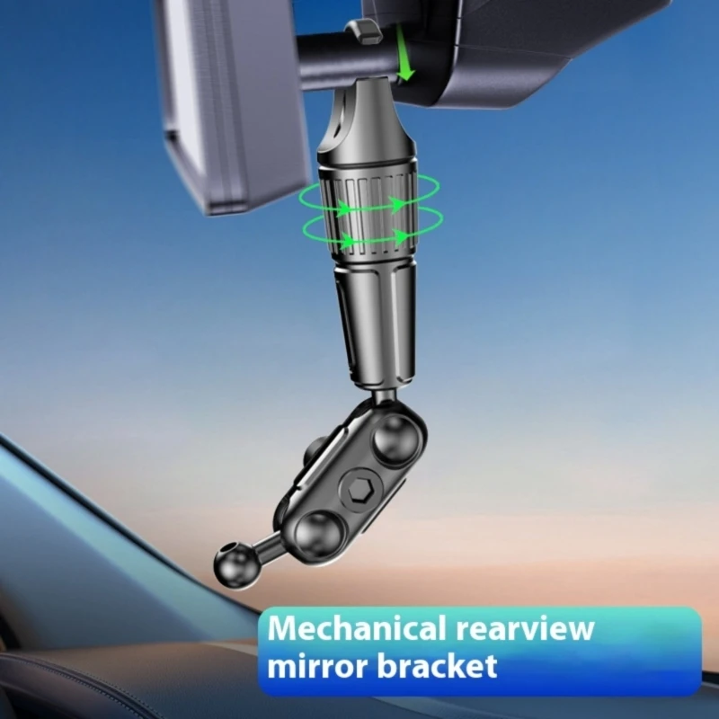 

360 Adjustable Car Phone Mount 17mm Ball Head Universal Fit for Vehicle Use best sale
