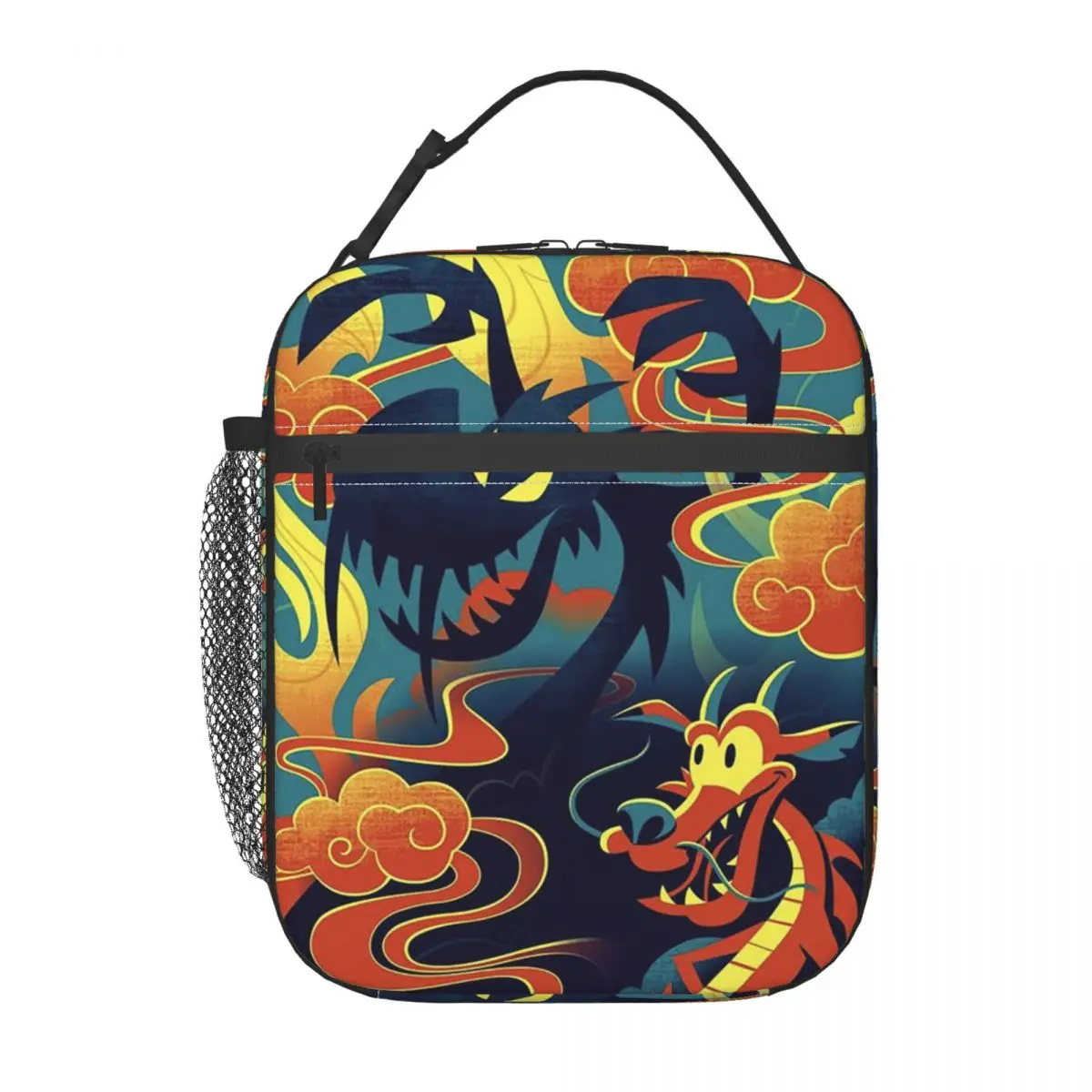

Custom Mulan Classics Cartoons Lunch Bag Cooler Warm Insulated Lunch Box for Children School Food Portable Tote Bags