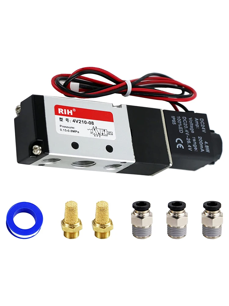 

Airtac Model Pneumatic Valve Control Valve 4V210-08