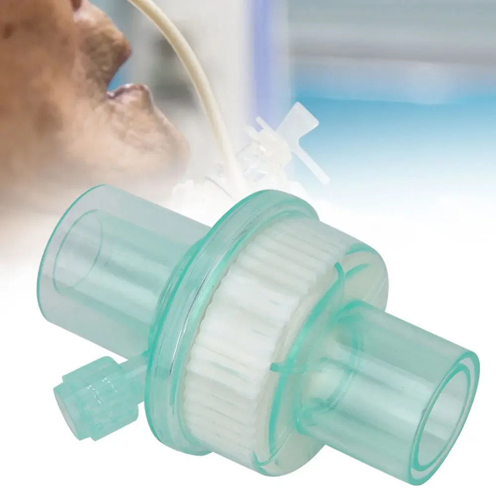 Medical Filter Artificial Nose Disposable Respirator Bacteria Filter Bacterium Filter Breathing Mask Accessory Filter Equipment