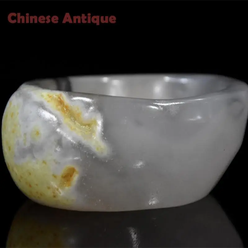 Hongshan Culture Antique Meteorite Agate Tea Cup Wine Cup Desk Decoration Collection Stone Carving Gifts Ornaments Home Decor