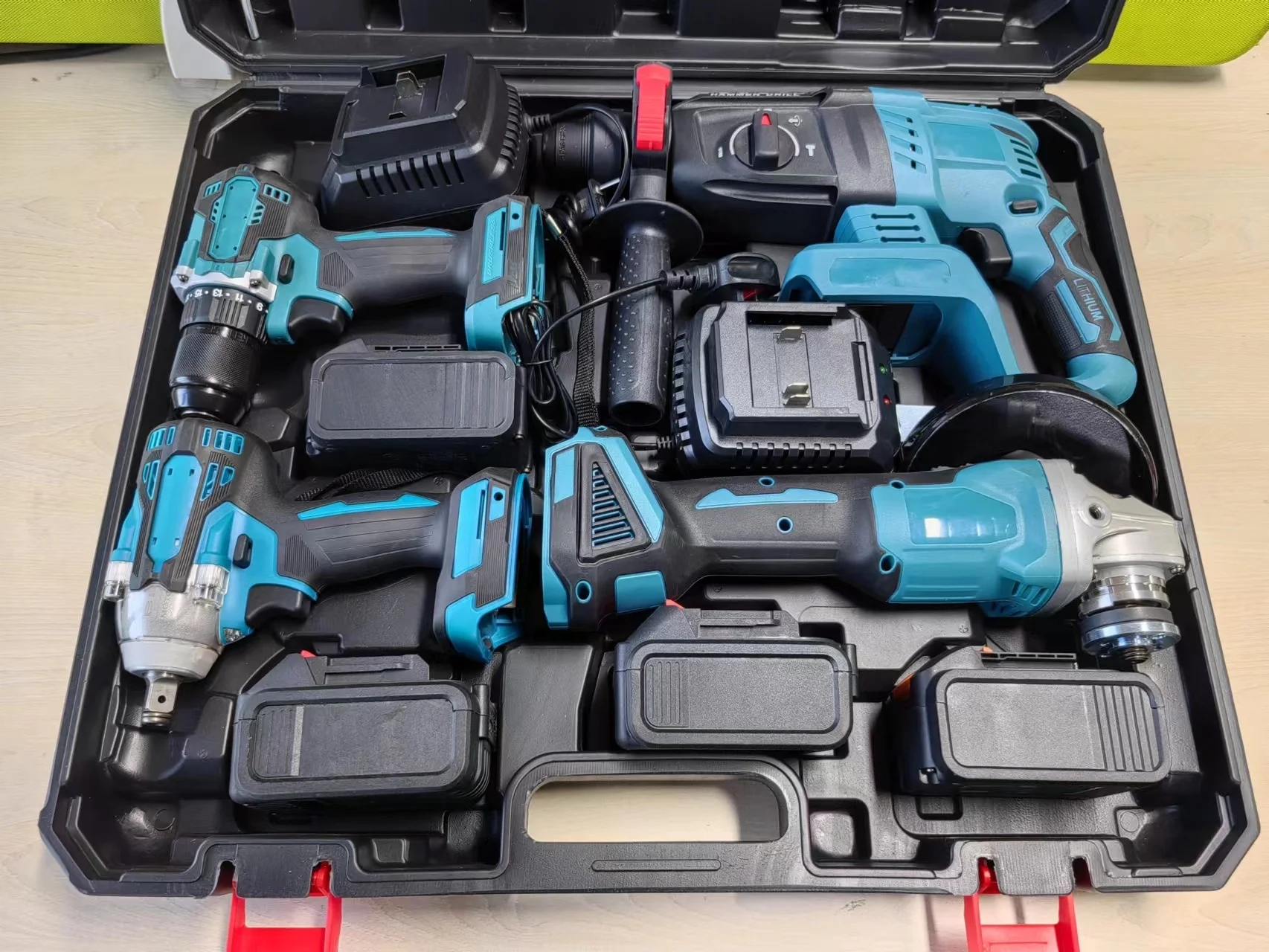 Popular 24V Cordless Drill Machine Set Brushless Impact Drill 13mm Multi-tools Screwdrivers Kit Power Drills for Makita Battery