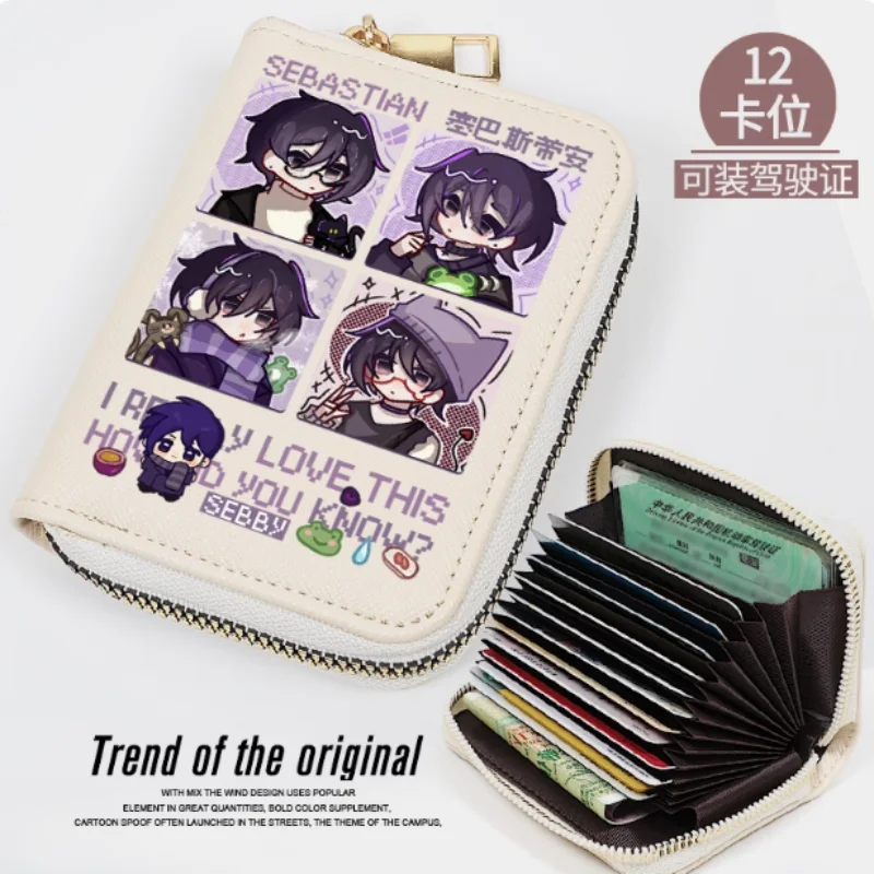 

Anime Sebastian Zipper Fashion Wallet PU Purse Card Holder Money Bag Cosplay Gift B1865