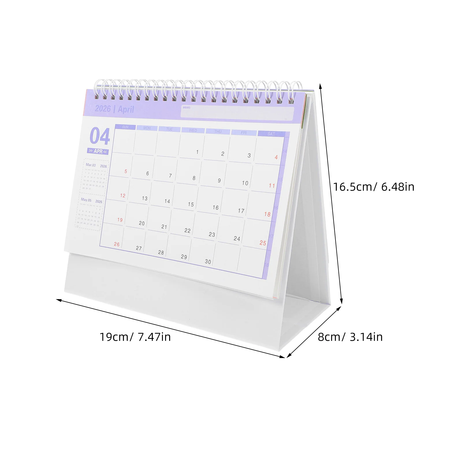 2026 Desk Calendar Mini Table Flip Calendar From July 2025 To December 2026 Compact Stand Up Design For Home Office School