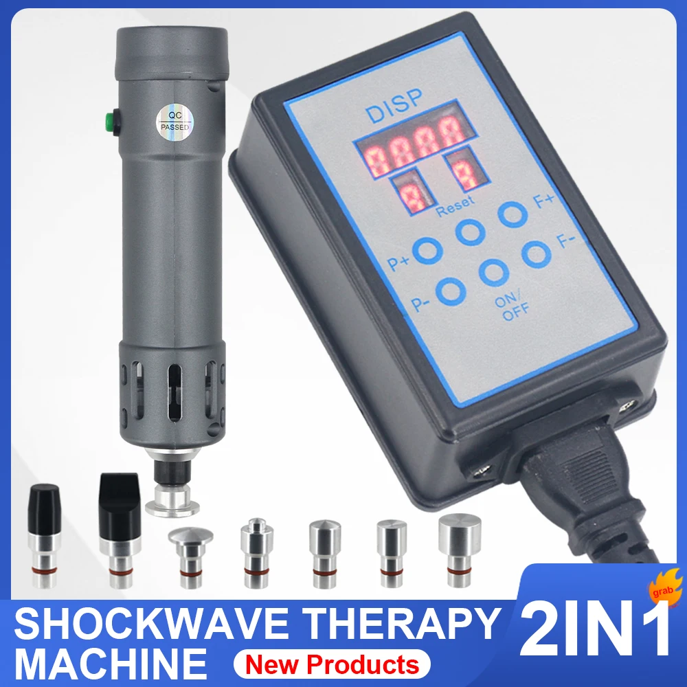 

Shock Wave Chiropractic 2 IN 1 Physiotherapy Shockwave Therapy Machine ED Treatment Waist Pain Relief Muscle Relaxation Massager