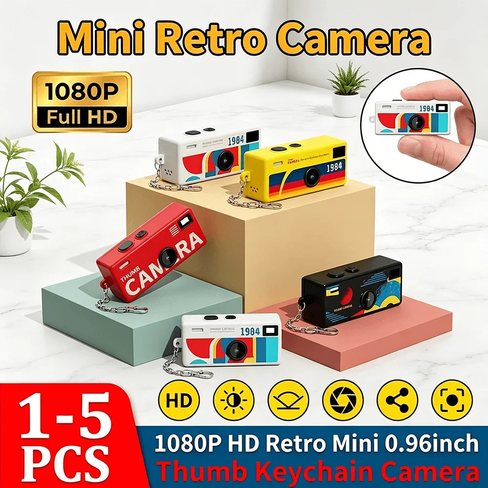 G6 New Digital Camera 0.96 Inch Keychain Camera Retro Suppor