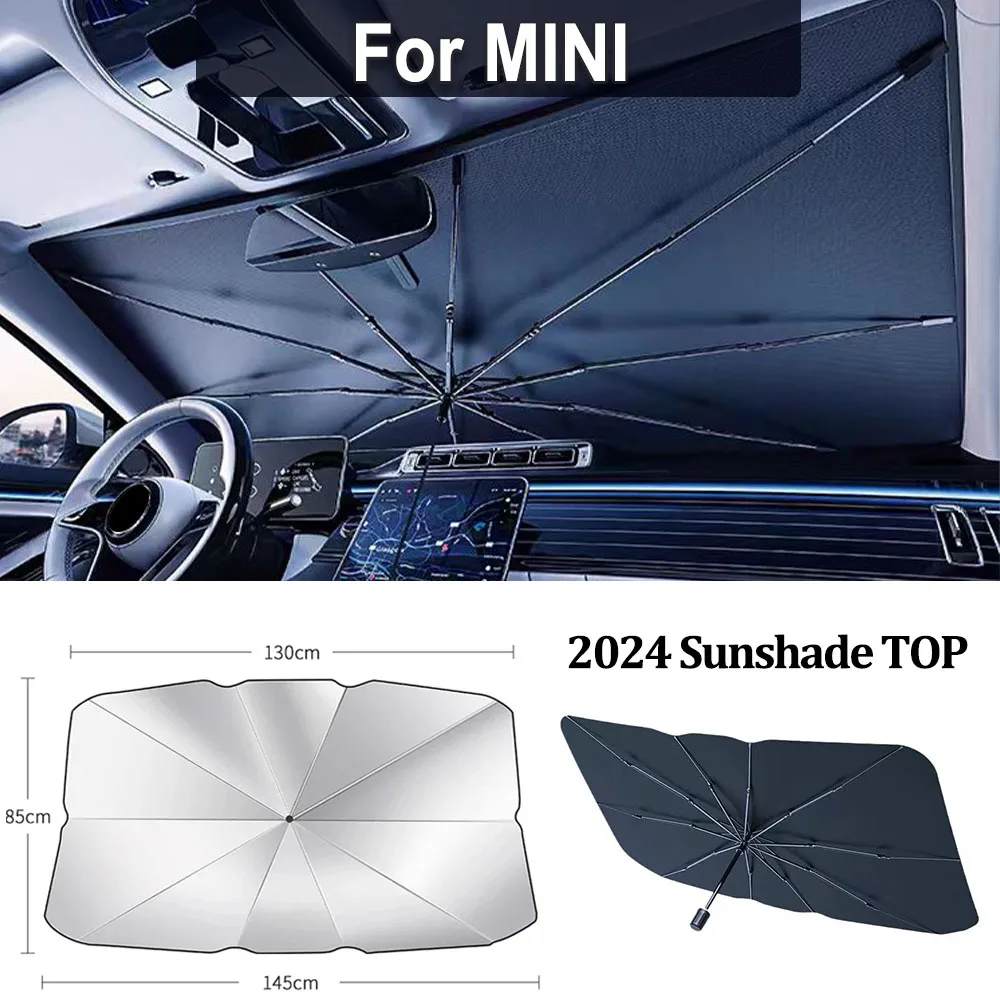 Car Sunshade Windshield Umbrella For MINI COOPER S ONE JCW F54 F55 F56 F57 F60 CLUBMAN COUNTRYMAN Car Front SunShade