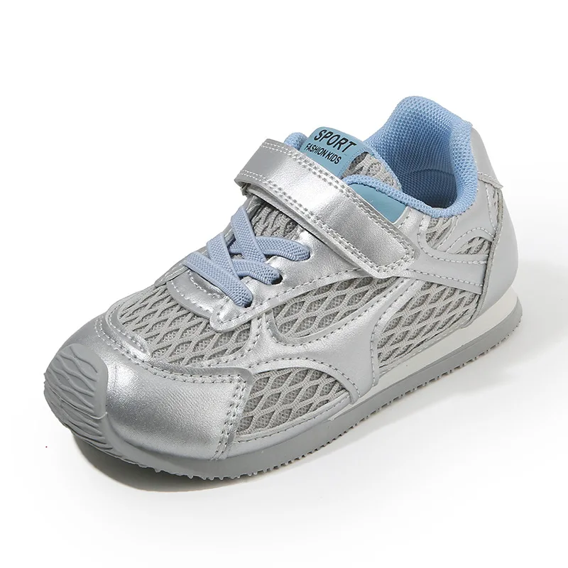 Modne Dziewczęce Buty 2025 Jesień Nowe Dziecięce Sneakersy Wygodne Miękkie Chłopięce Buty Siatkowe Proste Uniwersalne Dziewczęce Buty Codzienne Кроссовки