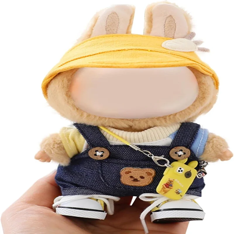 

Clothes for Labubu, Clothes Set for Labubu Doll, 3 Piece Set Clothes Glasses Backpack for LABUBU, Stylish Adorable Dolls Clothes