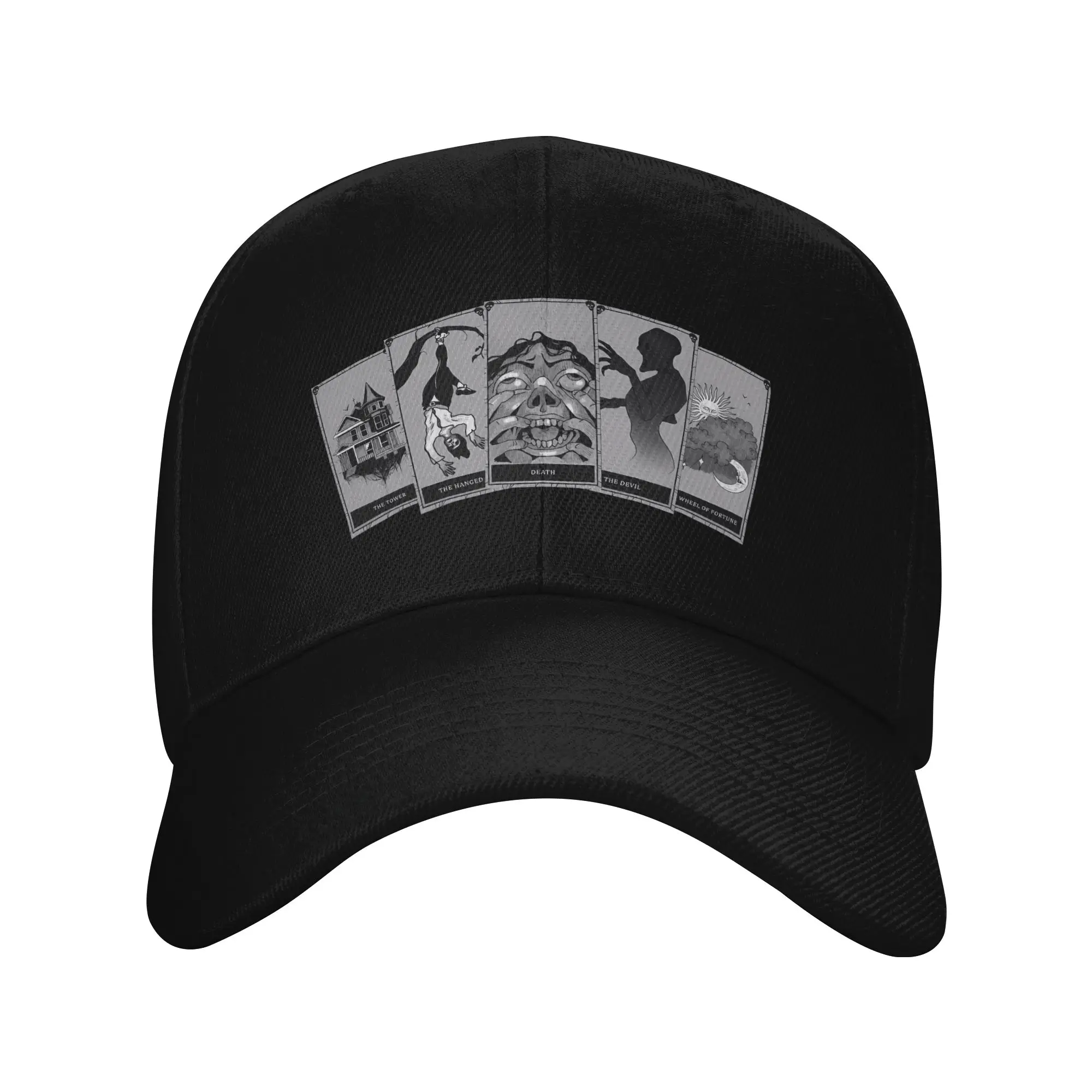 Phasmophobia Tarot Cards Trendy Baseball Cap Weekend Getaway Printed Cap Hip Hop Cap