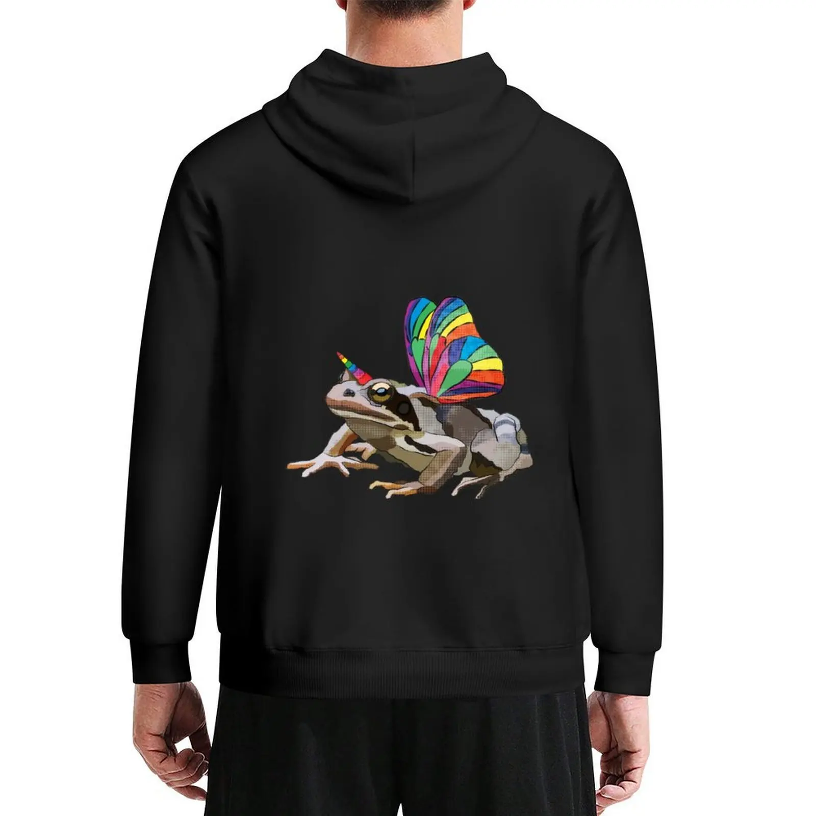 

Frogicorn / Unitoad (Frog / Toad Unicorn Hybrid) #marchmemes Hoodie men wear hooded shirt men hoodie