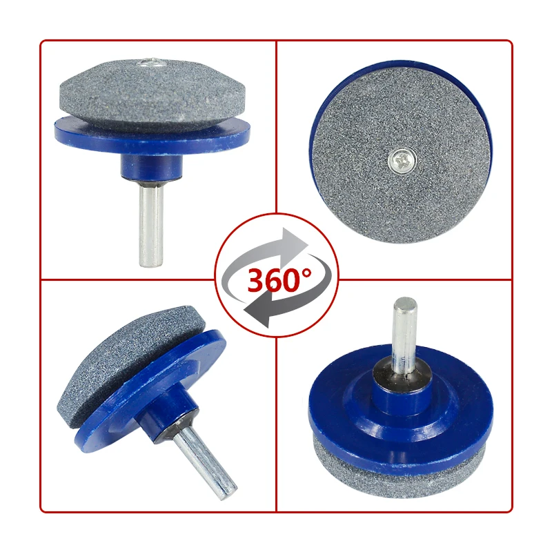 CMCP 1pc Sharpening Made Easy Lawn Mower Sharpener With Wear-Resistant Grinding Head And Whetstone Sander