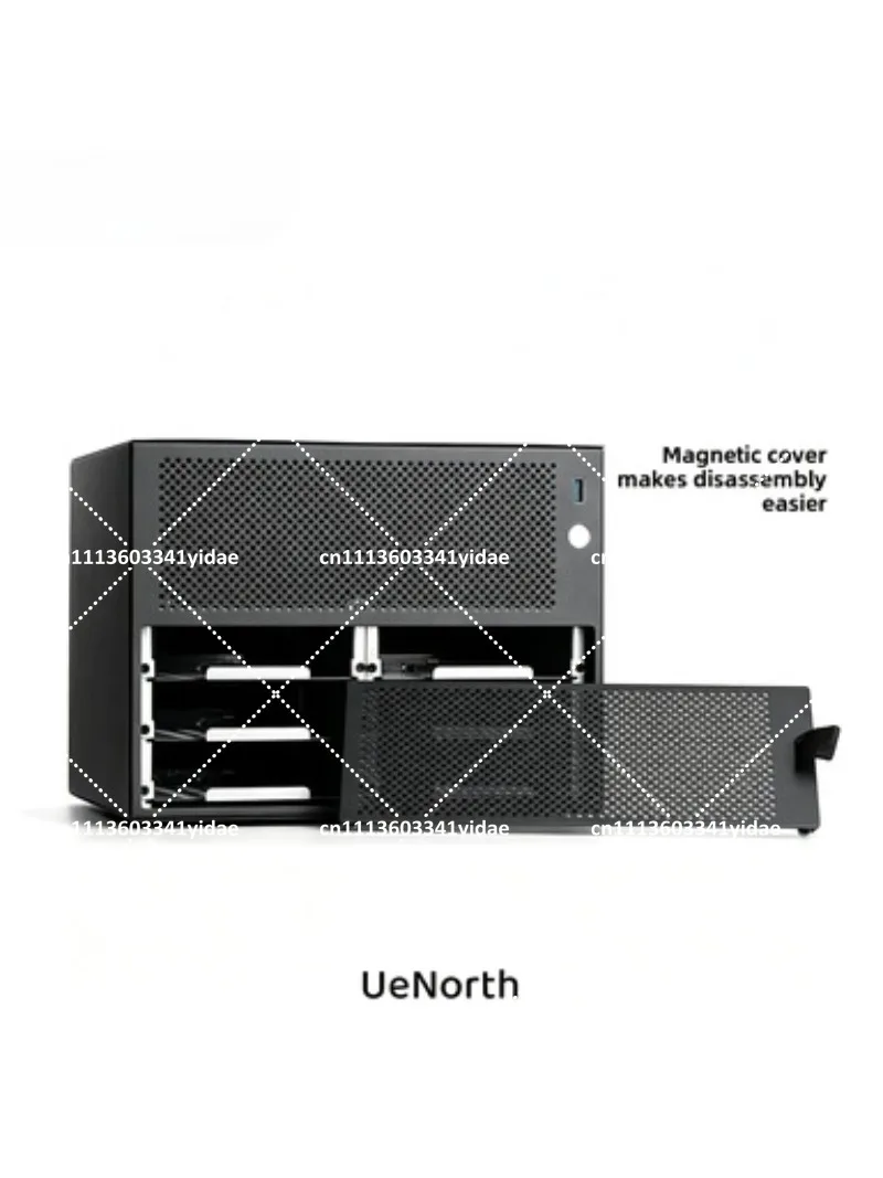 6 Bay NAS Case for ITX Motherboard DIY Desktop Storage Server Mini Tower