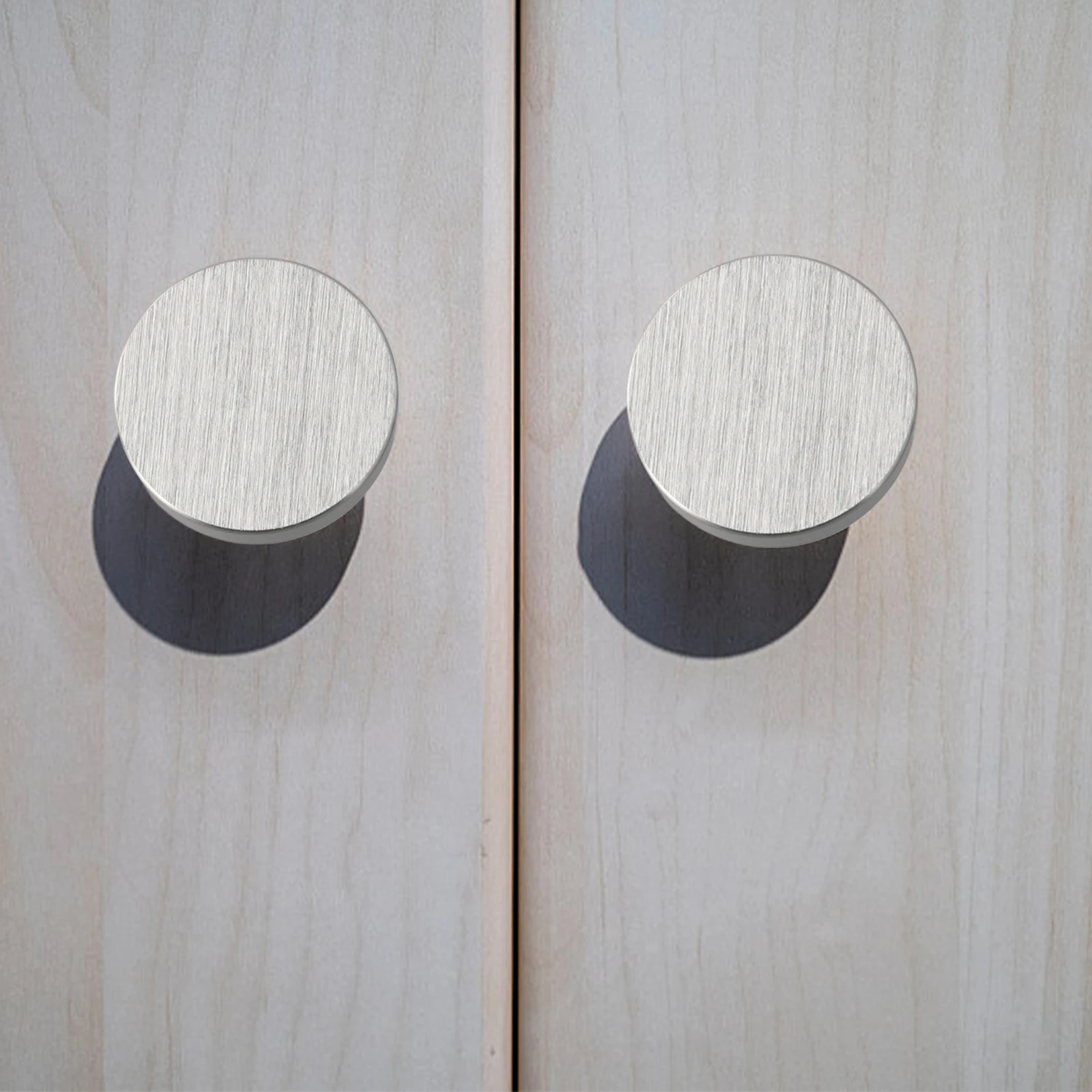 Versatile Wardrobe Handle Solution Single Hole Handle 28*25mm Minimalist Drawer Pull Elegant Minimalist Design