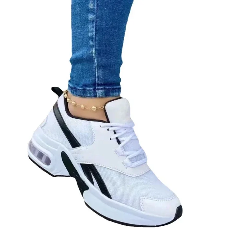 النساء أحذية رياضية موضة الإناث حذاء كاجوال امتصاص الصدمات مقاومة للاهتراء النساء احذية الجري منصة تنفس Tenis De Mujer