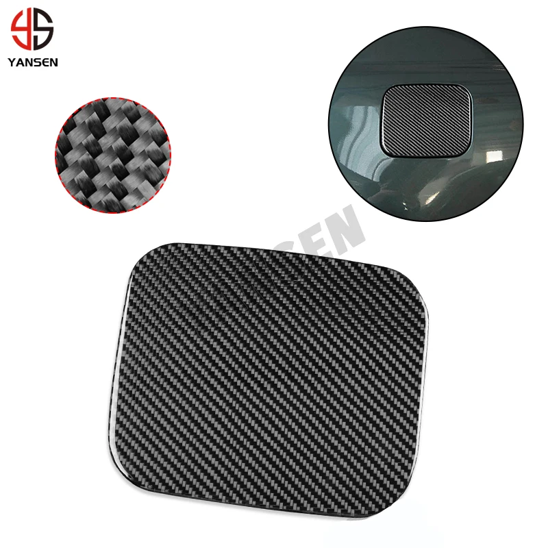 

For Toyota Camry 2006 2007 2008 2009 2010 2011 Carbon Fiber Fuel Tank Cover Panel Trim Cover Sticker Interior Accessories