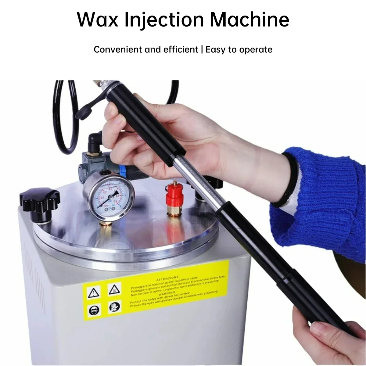 Pump type wax injection machine, jewelry equipment, wax melting mold machine