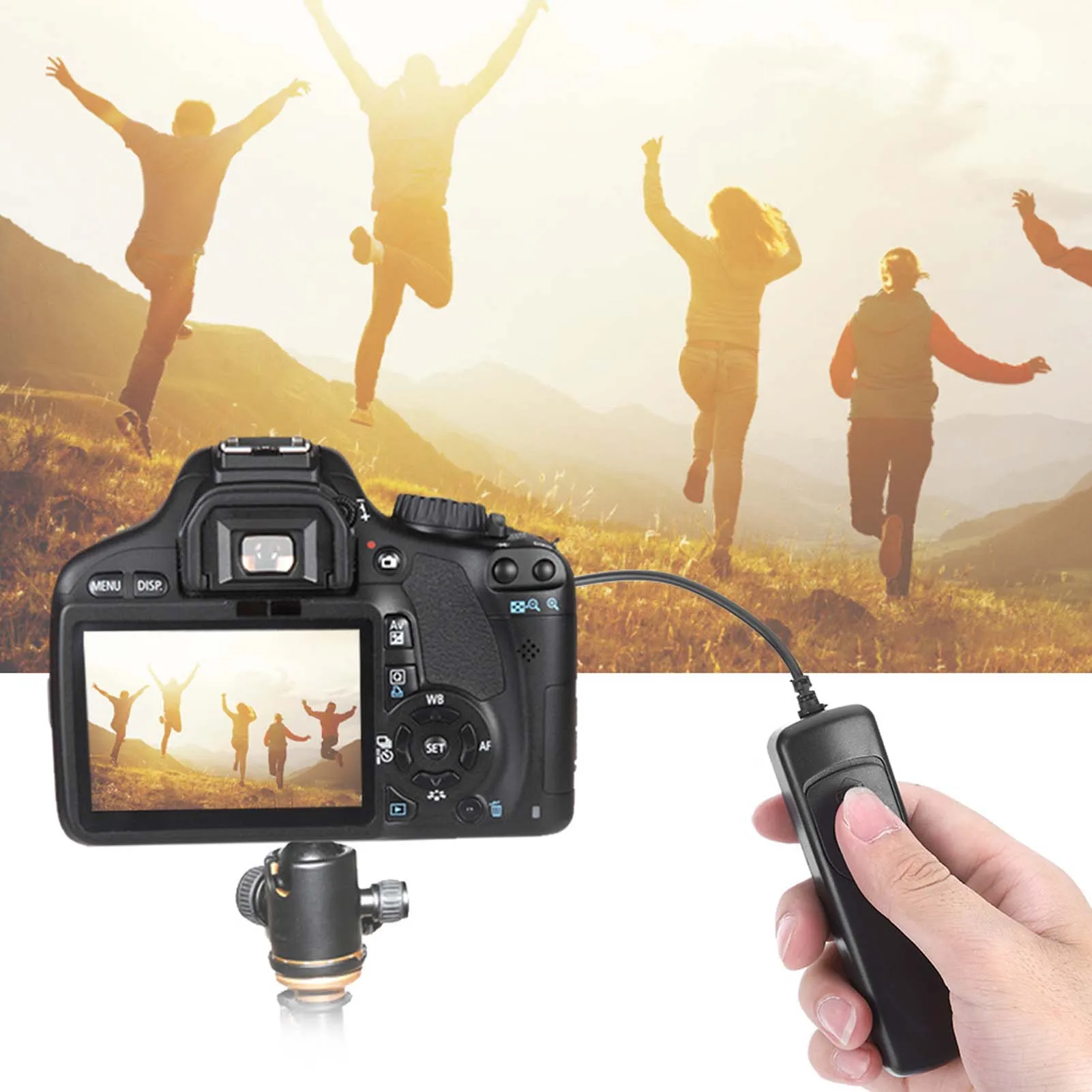 RS‑60E3  Shutter Release Remote Control Cable for Canon 500d 450d 700D 650D 550D 60D 600d