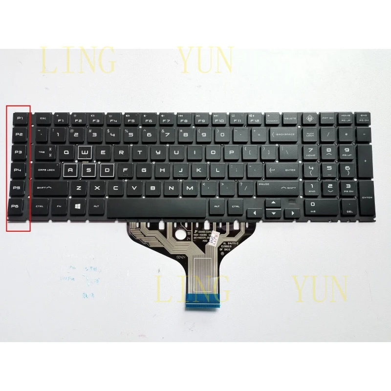 

Z New For HP Omen 17-CB 17-cb1070nr 17-cb1072nr cb0050nr US Keyboard RGB Backlit