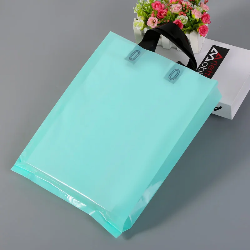 Immagine 5: 50 sacchetti per la spesa del supermercato, negozi di abbigliamento, sacchetti di plastica, sacchetti pubblicitari personalizzati, sacchetti regalo per feste, logo stampato personalizzato