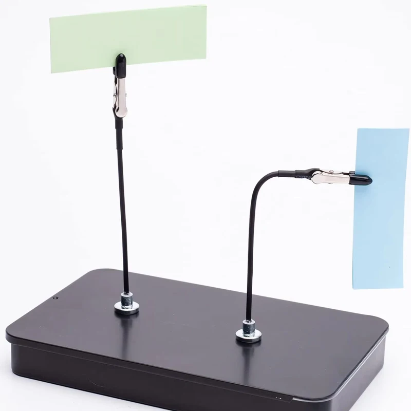 10/5PCS Magnetic Alligator Clips Model Painting Stand Base Holder Flexible Metal Price Tag Card Photo Clamp Airbrush Accessory image 3
