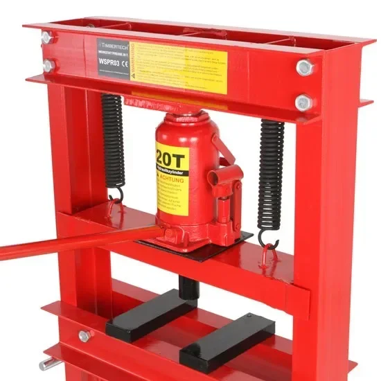 Manual hydraulic press for thermal production