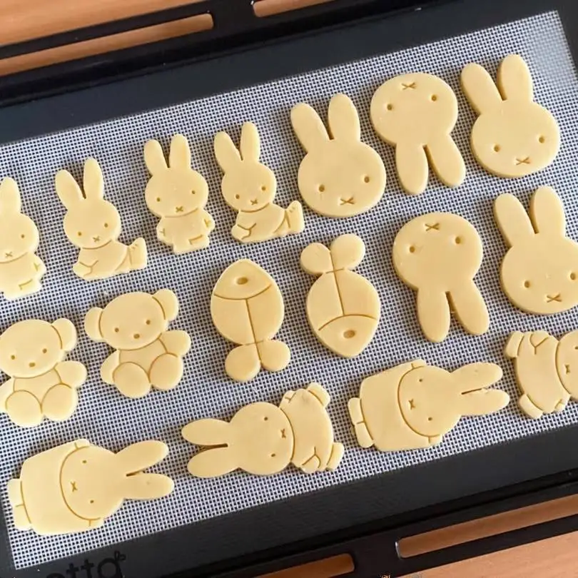 Miffy Boris Student DIY Cookie Molds Children's Cake House Baking Tools Kawaii Gift