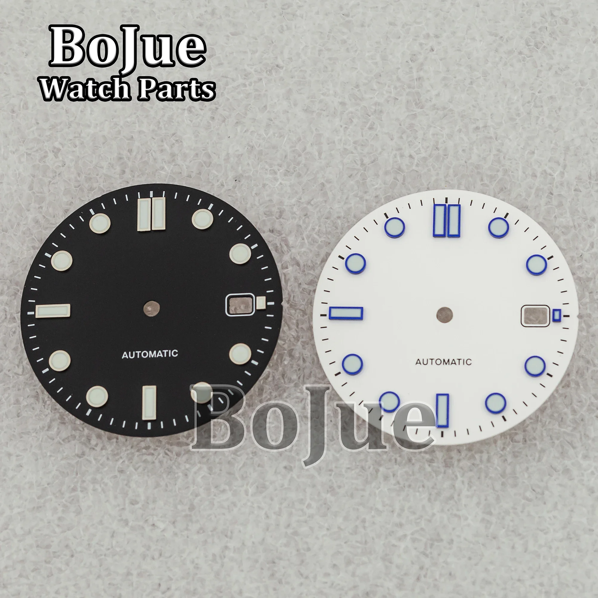 NH35 Dial Hands Watch Face Needles Pointers for Seamaster 300 NH35 NH36 Automatic Movement Watch Parts Replacements 31mm Dial