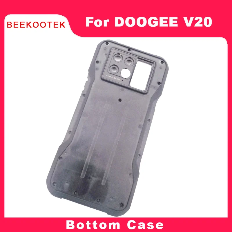 Original DOOGEE V20 Bottom Case+Battery Cover Composite Back Cover+Adhesive Replacement Accessories Parts For Doogee V20 Phone