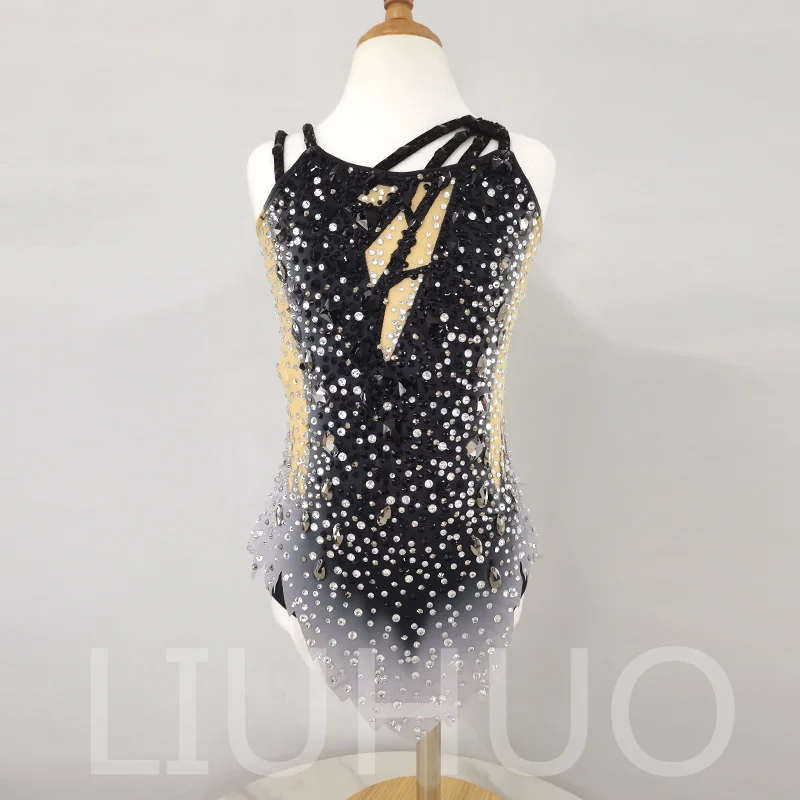 LIUHUO Rhythmic Gymnastics Leotard Competitive Cheerleading Performance For Children