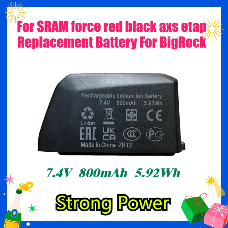 800mAh Battery For SRAM Force ETAP XX1 X01 GX Eagle AXS Rival Red Black Axs Etap RockShox Reverb Front and Rear Derailleurs