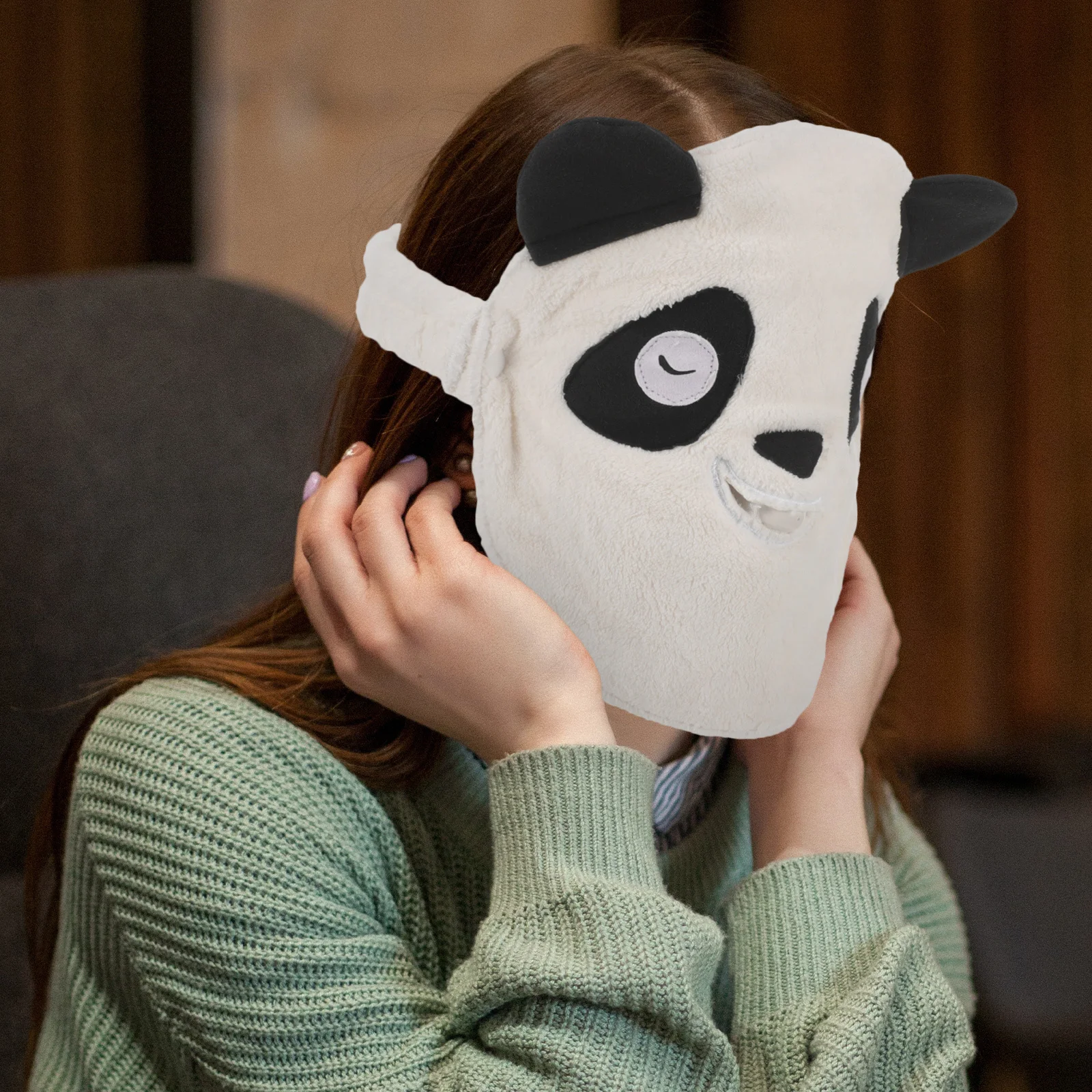 Asciugamano per il viso Maschera Impacco caldo Pile di corallo Addensato Foro singolo Vapore per il viso Asciugamani per la cura della pelle Asciugamano per maschera per il viso