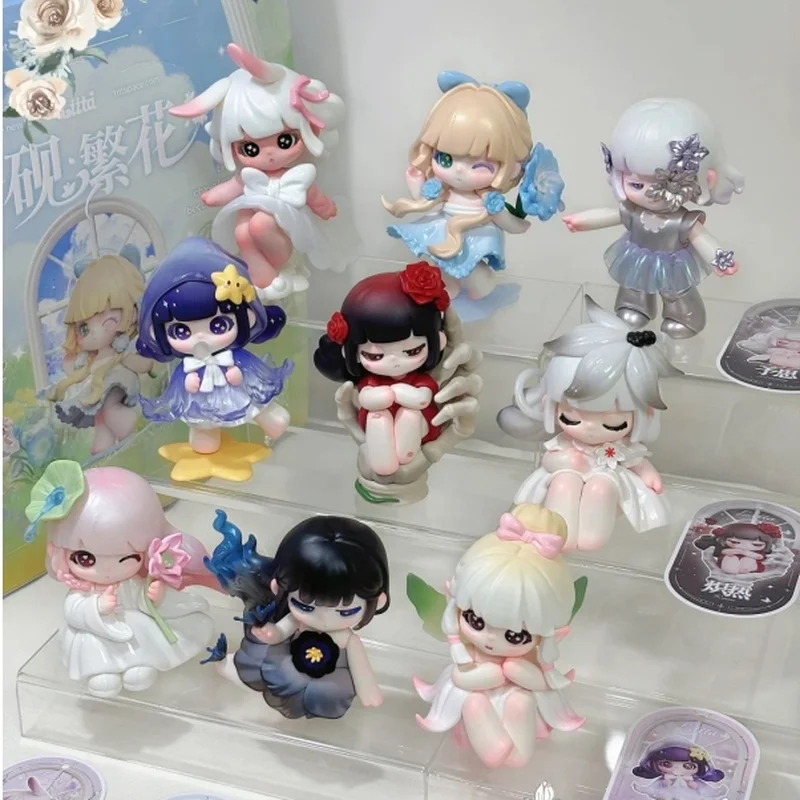 

Original In-Stock TNTSPACE TNT Liita One Inkstone Flower Series Blind Box Figurine Model Desktop Collection Ornament Toys Gifts