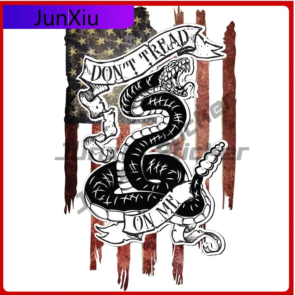 

Gadsden Flag Snake Stickers Exterior Accessories Car Motorcycle Bicycle Skateboard Suv Window Bumper Truck Mountain Camper Decal