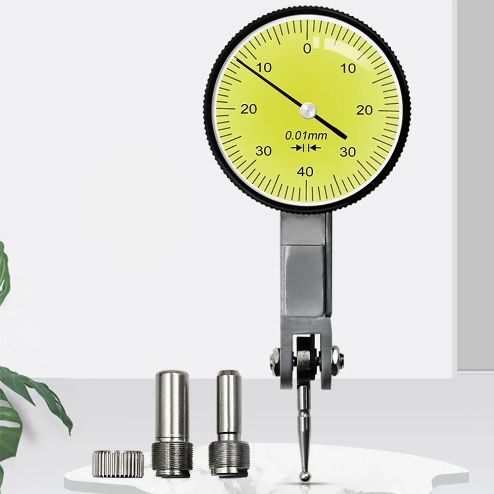 0.01mm Resolution ial Magnetic Table Stand Dial Gauge Micrometer Woodworking Tools 0.8mm Leverage Dial Indicator Precision Gauge